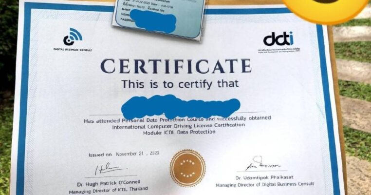 แชร์ประสบการณ์การเรียนและสอบ Certificate PDPA กับสถาบัน ICDL Thailand พร้อมเล่าขั้นตอน เทคนิคการเรียน และการสอบแบบละเอียด เหมาะสำหรับผู้ที่สนใจเริ่มต้นเรียนรู้เรื่อง PDPA โดยเฉพาะสายงาน HR